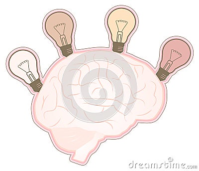 Creative thinker Vector Illustration