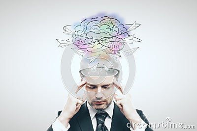 Creative thinking concept Stock Photo