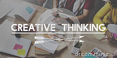 Creative Thinking Ideas Design Inspiration Imagination Concept Stock Photo