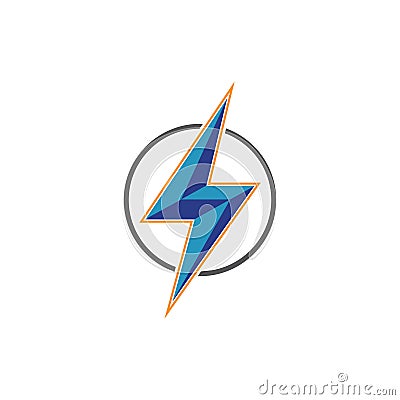 This is creative and unique electric logo. Vector Illustration