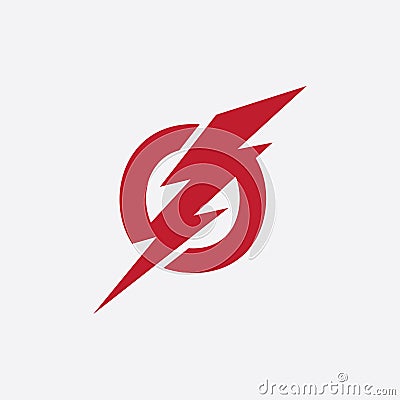 This is creative and unique electric logo. Vector Illustration
