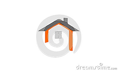 Creative unique home logo design Vector Illustration