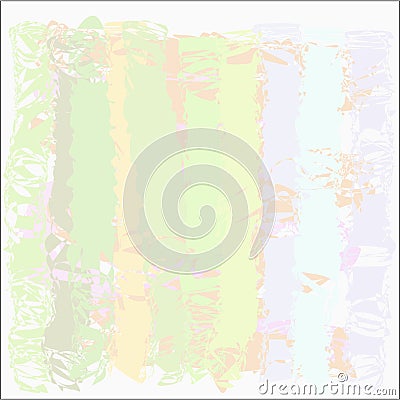 Creative universal abstract greeting cards in green and blue and yellow and pink and brown tones. Vector Illustration