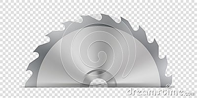 Creative vector illustration of circular saw blade for wood, metal work with welding metal fire sparks isolated on Vector Illustration