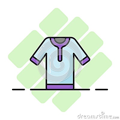 Creatively designed vector of tunic in modern style, trendy icon of cultural clothes Vector Illustration