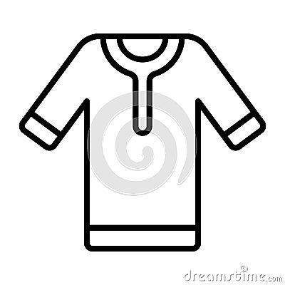 Creatively designed vector of tunic in modern style, trendy icon of cultural clothes Vector Illustration