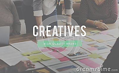 Creatives Designer Ideas Occupation Expertise Concept Stock Photo