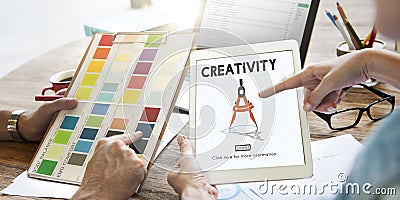 Creativity Aspiration Inspiration Inspire Skills Concept Stock Photo