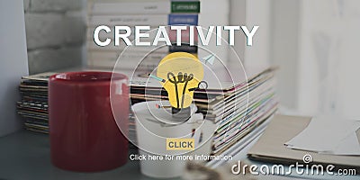 Creativity Ideas Inspire Innovation Concept Stock Photo