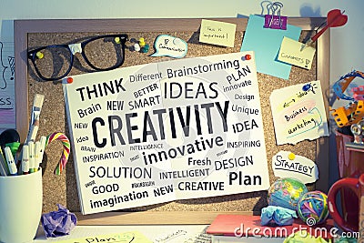 Creativity Innovation Ideas Business Solutions Stock Photo