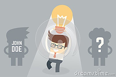 Creativity make difference Vector Illustration