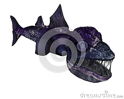 Creature from the deep ocean Stock Photo