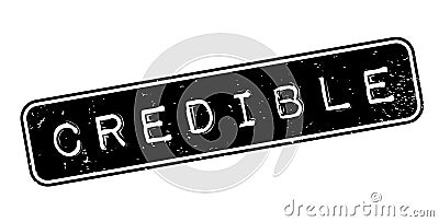Credible rubber stamp Vector Illustration