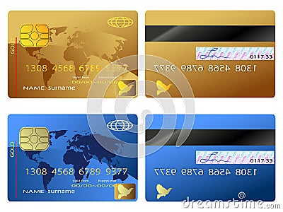 Credit card Vector Illustration