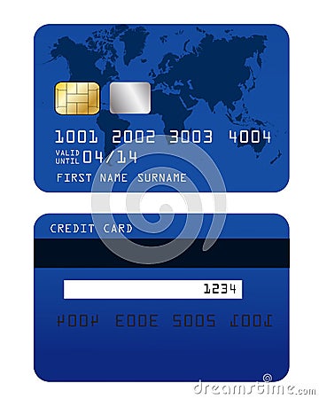 Credit card Vector Illustration