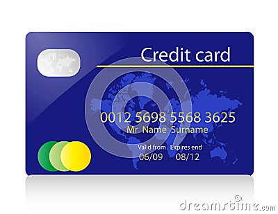 Credit card Vector Illustration