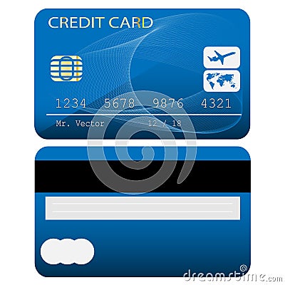 Credit card Vector Illustration