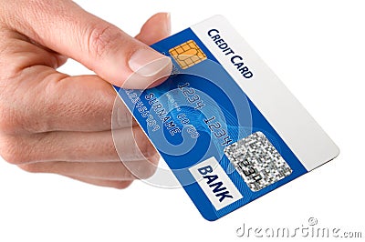 Credit card paying Stock Photo