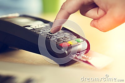 Credit card payment Stock Photo