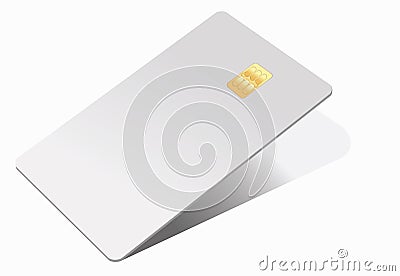Credit card realistic mockup. Business and finance concept. Vector Illustration