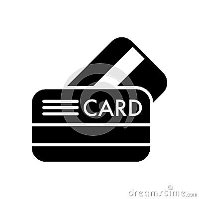 Credit card vector Icon. Payment by card. Vector Illustration