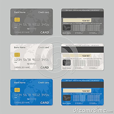 Credit card Vector Illustration