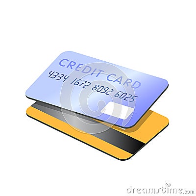 Credit cards vector Vector Illustration