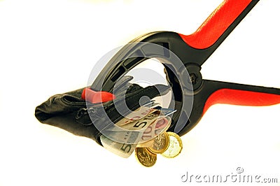 Credit Crunch Stock Photo