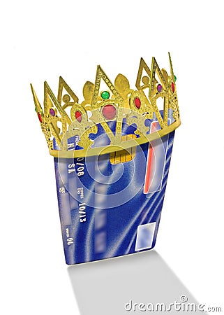 Credit is king Stock Photo