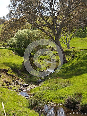 Creek, Mount Pleasant, South Australia Stock Photo