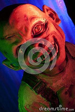 Creepy Little Goblin Stock Photo