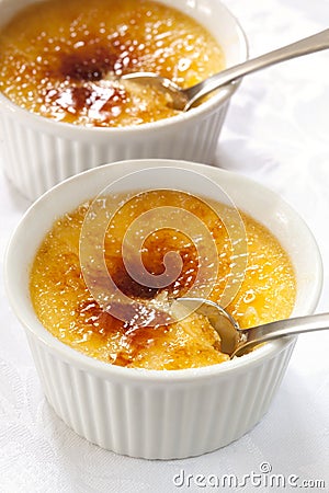 Creme Brulee Stock Photo