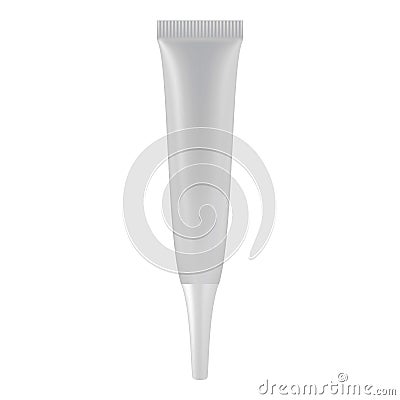 Creme tube icon, realistic style Vector Illustration