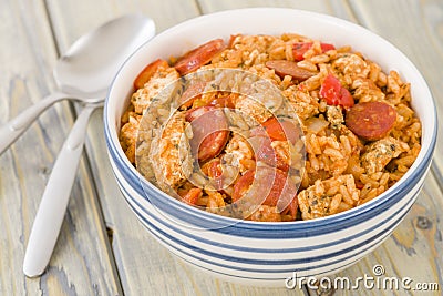 Creole Jambalaya Stock Photo