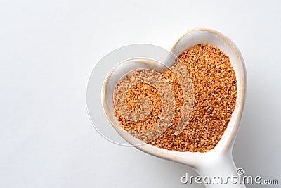 Creole Seasoning on a Heart Shaped Spoon Stock Photo