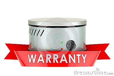 Crepe maker warranty concept. 3D rendering Stock Photo