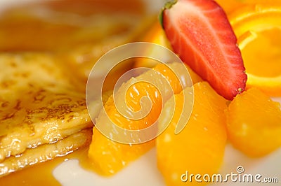 Crepe suzette Stock Photo