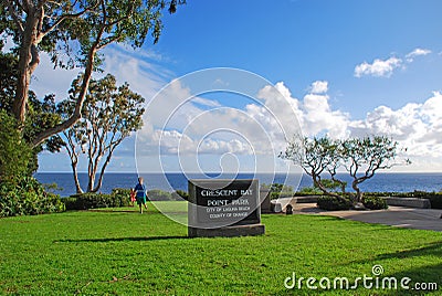 Crescent Bay Point Park, North Laguna Beach, California. Editorial Stock Photo