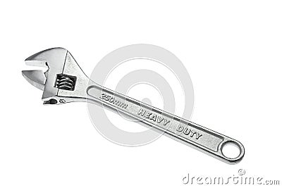 Crescent wrench Stock Photo