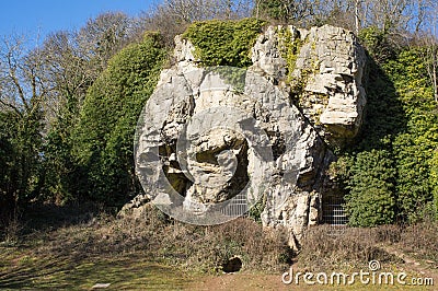 Creswell Crags, Creswell, Workshop, Derbyshie, England Stock Photo