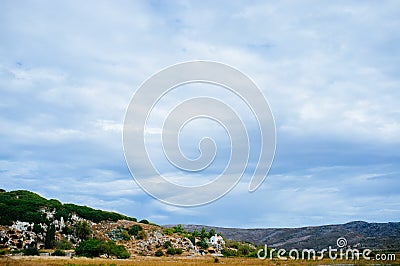 Cretan Greek Village - Ziros South -East Crete 14 Stock Photo