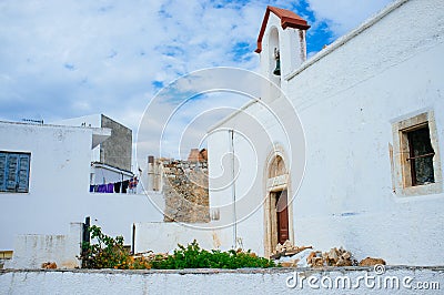 Cretan Greek Village - Ziros South -East Crete 12 Stock Photo