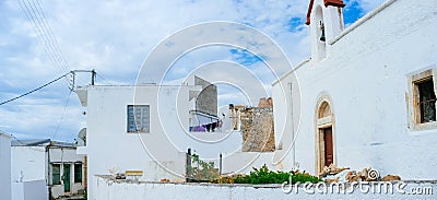 Cretan Greek Village - Ziros South -East Crete 2 Stock Photo