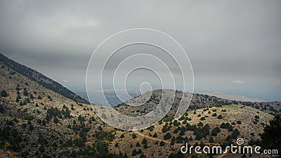 Crete. Mountain landscape. Lefka Ori region Stock Photo