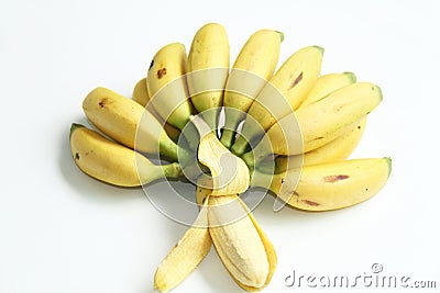 Banana bunch gold, Sao Paulo, Brazil Stock Photo