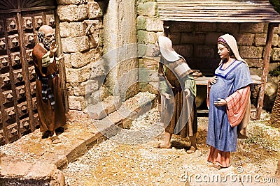 Crib scene Stock Photo