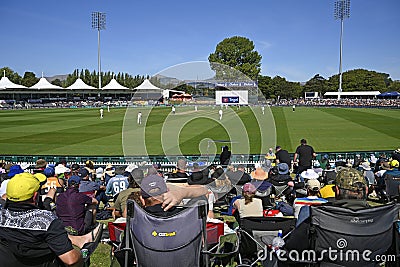 Cricket - NZ vs Australia Test Match, Hagley Oval 2024 Editorial Stock Photo
