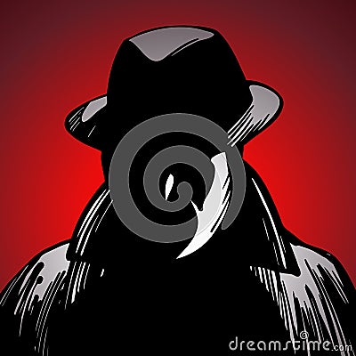 Crime Detective Vector Illustration