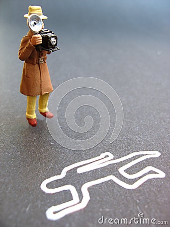 Crime scene Stock Photo