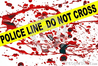 Crime scene Stock Photo